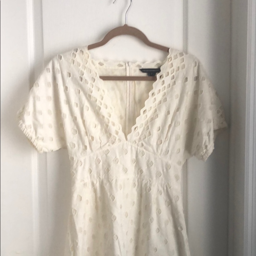 French connection ivory DRESS